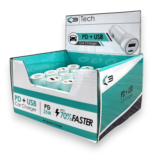 15947 - CDU PD and USB car charger – 16pcs
