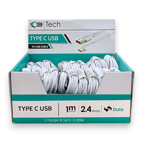 03333 - CDU Type C Cables – 40pcs