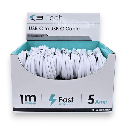 08321 - CDU Type C to Type C Cables – 20pcs
