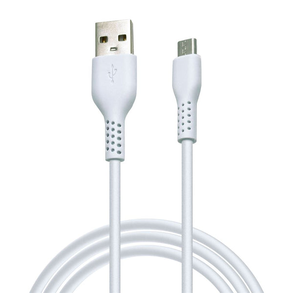 C3 High-Speed Data Sync & Charge 1Meter Micro USB Data Cable - White