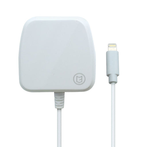 C3 2Amp iPhone Lightning Mains Charger - White