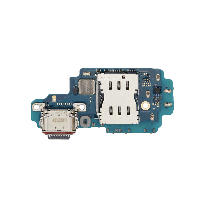 For Samsung Galaxy S23 Ultra S918B Replacement Charging Port Board With Sim Card Reader