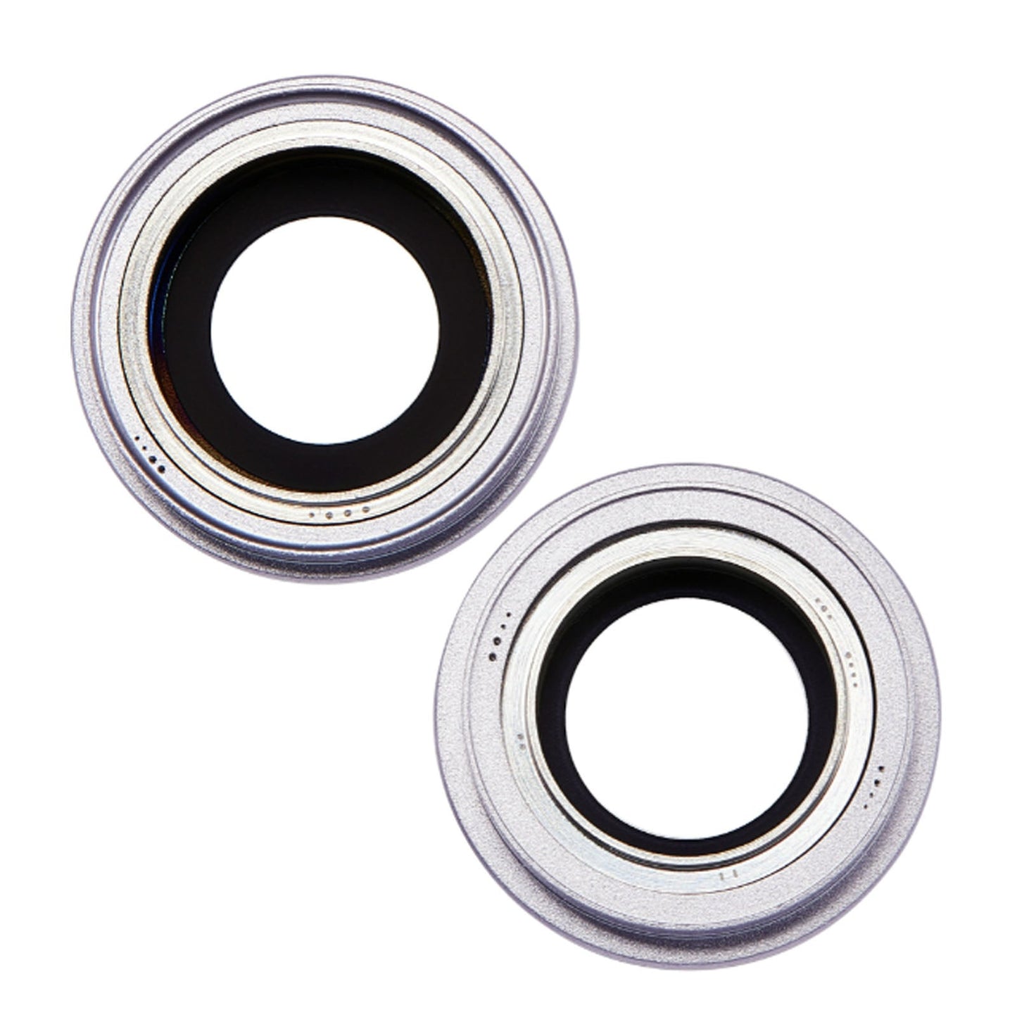 For Apple iPhone 14 / 14 Plus Replacement Rear Camera Lens With Cover Bezel Ring (Purple)
