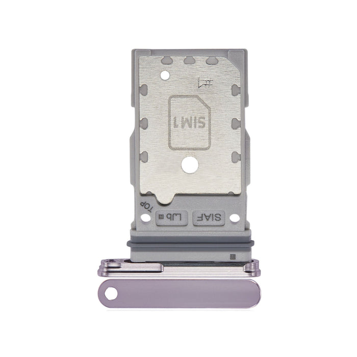 For Samsung Galaxy S23 S911B / S23 Plus S916B Replacement Dual Sim Card Tray (Lavender)