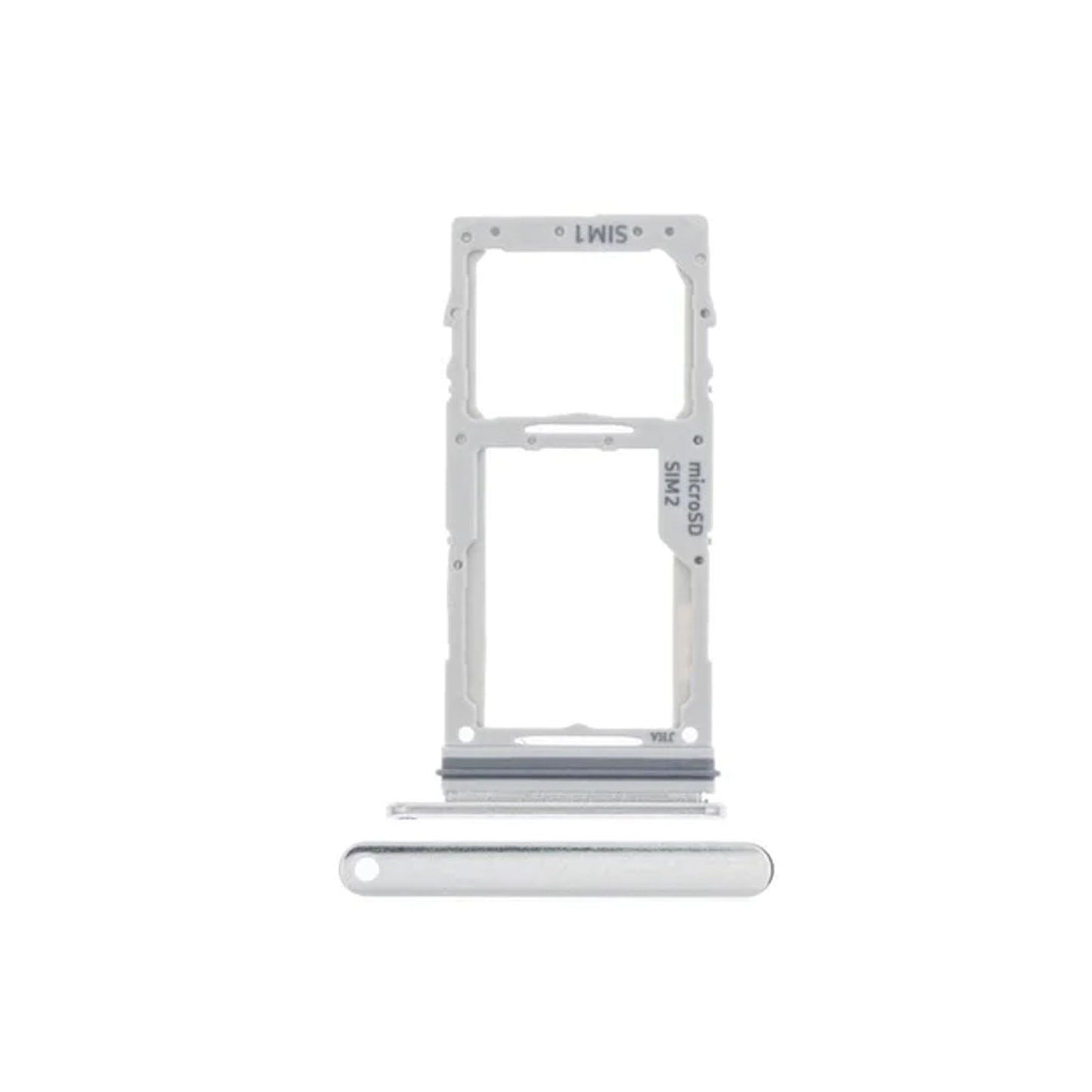 For Samsung Galaxy S10 / S10 Plus Replacement Dual Sim Card Tray (Prism White)