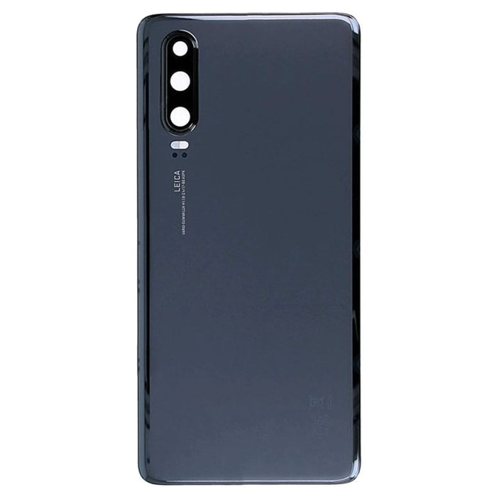 For Huawei P30 Replacement Rear Battery Cover Inc Lens with Adhesive (Black)