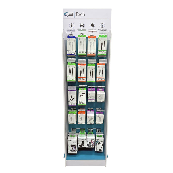 C3 Premium Mobile Accessory Fully Stocked Display Stand FSDU