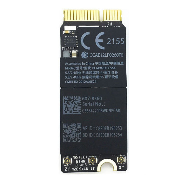 For Apple MacBook Pro 13" Retina A1425 2012 Replacement Airport Bluetooth WiFi Card