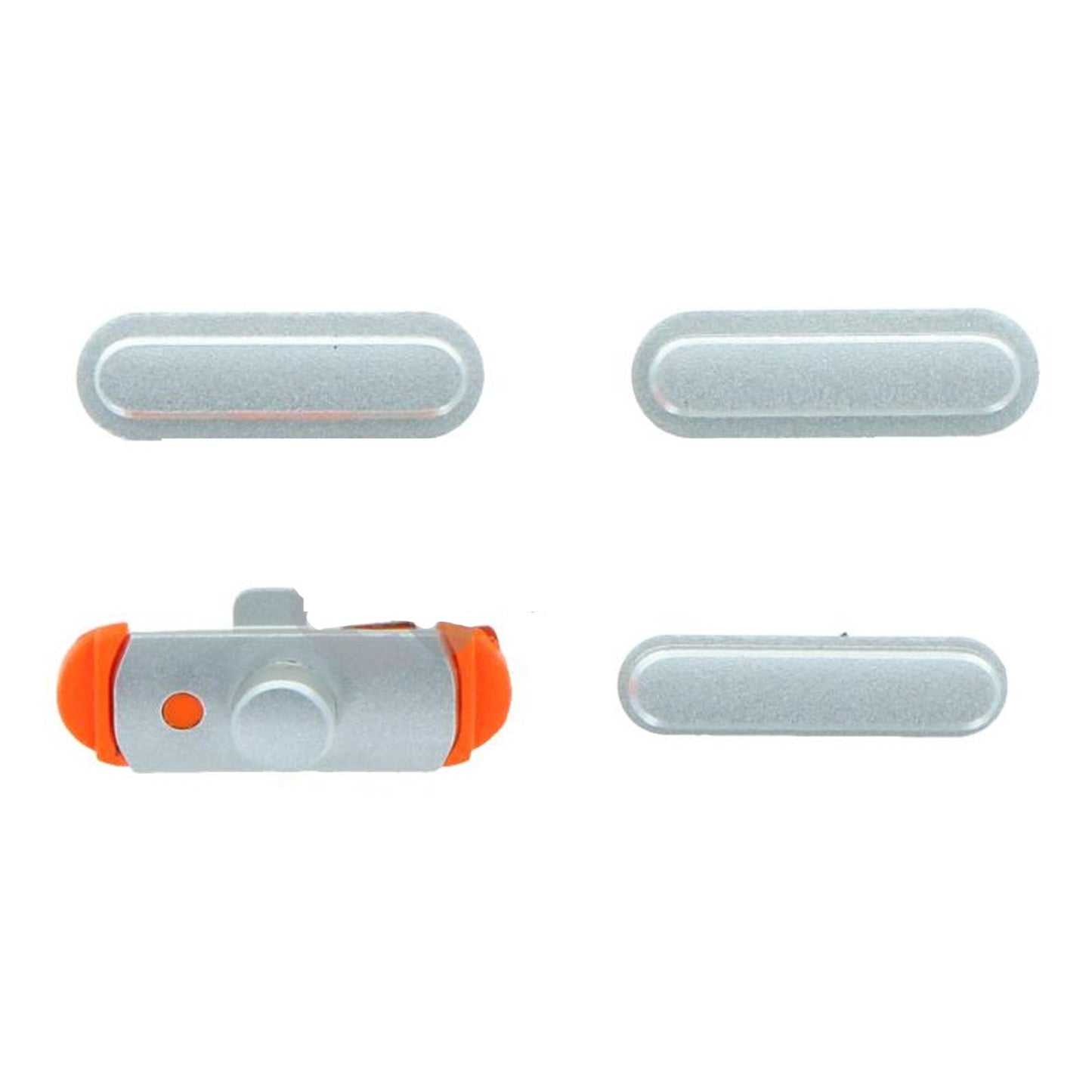 For Apple iPad Mini / Mini 2 / Mini 3 / Air / iPad 5 / iPad 6  Replacement Button Set (Silver)