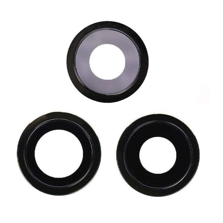 For Apple iPhone 12 Pro Replacement Camera Lens With Bezel (Black)