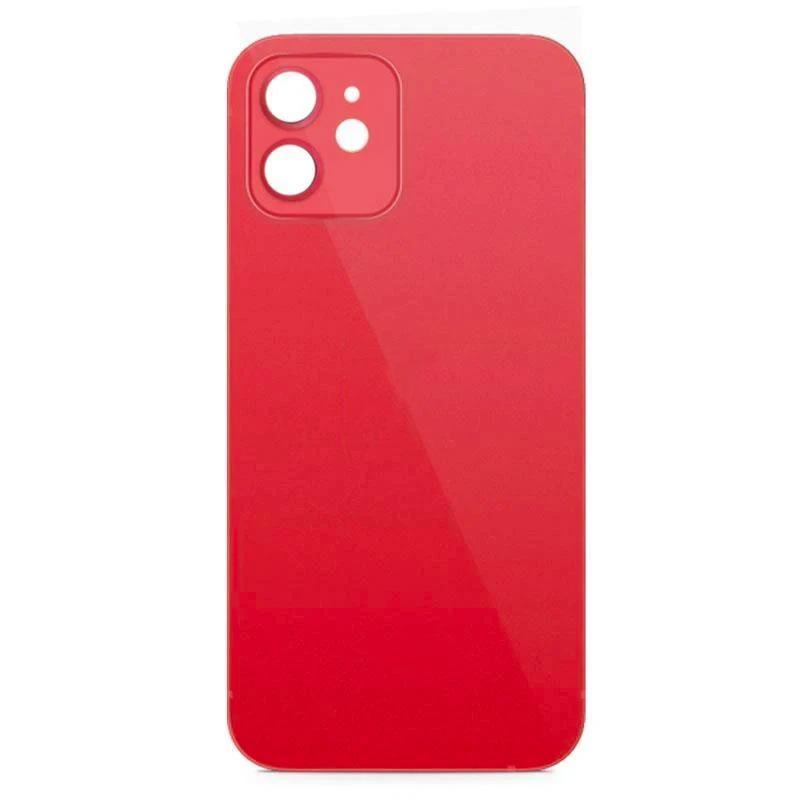 For Apple iPhone 12 Replacement Back Glass (Red)