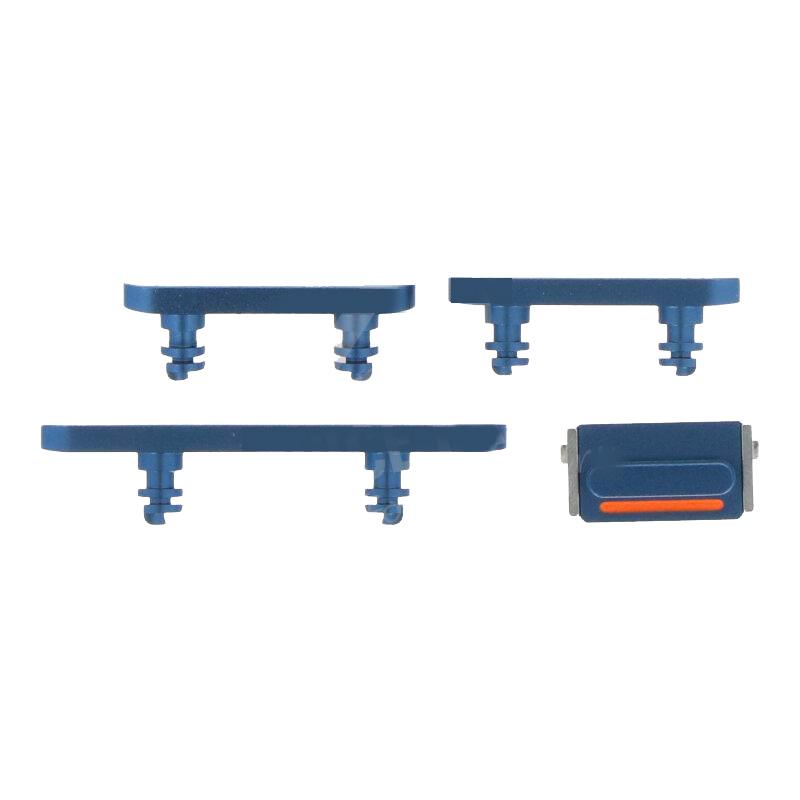 For Apple iPhone 13 / 13 Mini Replacement Power & Volume Buttons (Blue)