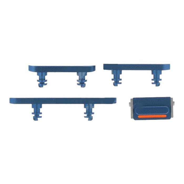 For Apple iPhone 13 / 13 Mini Replacement Power & Volume Buttons (Blue)