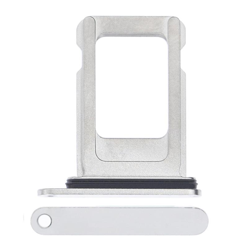 For Apple iPhone 13 Pro / 13 Pro Max Replacement Sim Card Tray (Silver)