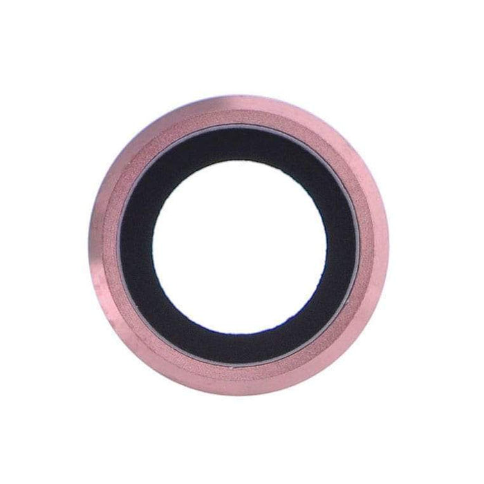 For Apple iPhone 6 / 6S Replacement Rear Camera Lens With Bezel (Rose Gold)