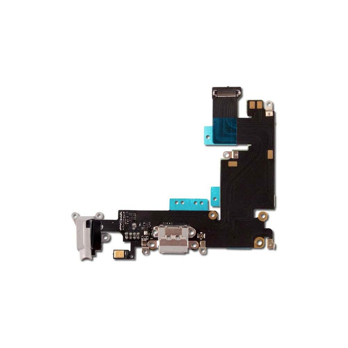 For Apple iPhone 6 Plus Replacement Charging Port, Headphone Jack & Microphone Flex - Black