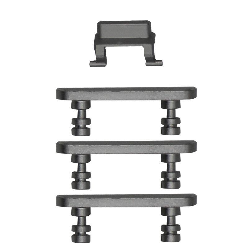 For Apple iPhone 8 Plus Replacement Button Set (Silver)