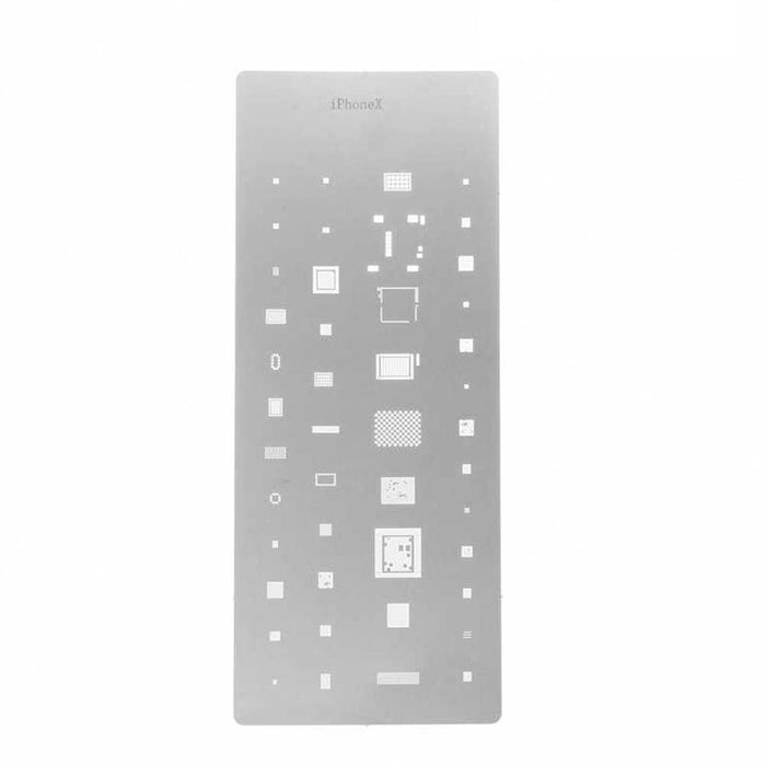 For Apple iPhone X IC Chip BGA Direct Heating Reballing Stencil Template