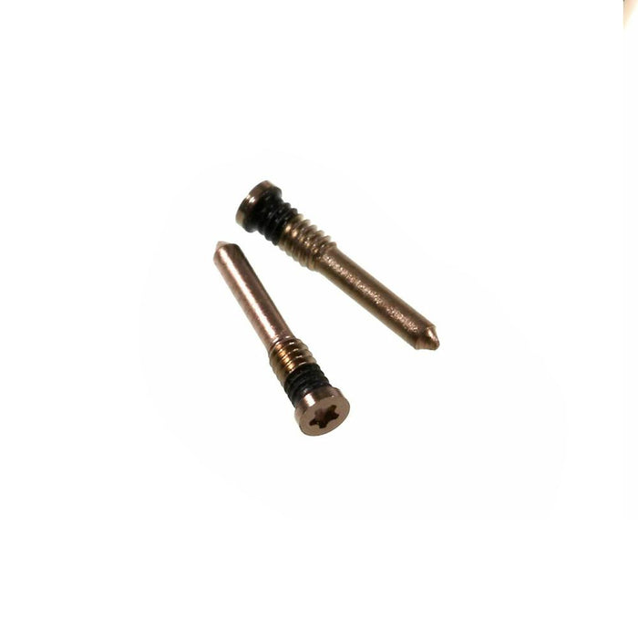 For Apple iPhone X / XR / XS / XS Max Replacement Bottom Pentalobe Screws - Gold (x2)