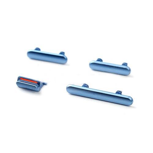 For Apple iPhone XR Replacement Button Set (Blue)