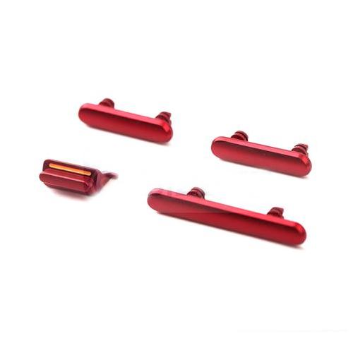 For Apple iPhone XR Replacement Button Set (Red)