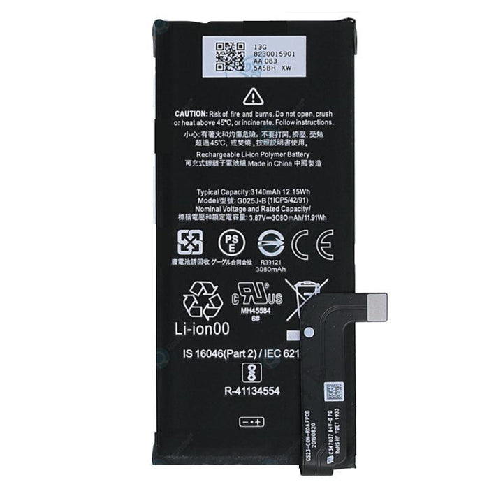 For Google Pixel 4a Replacement Battery 3140 mAh (G823-00159-01)