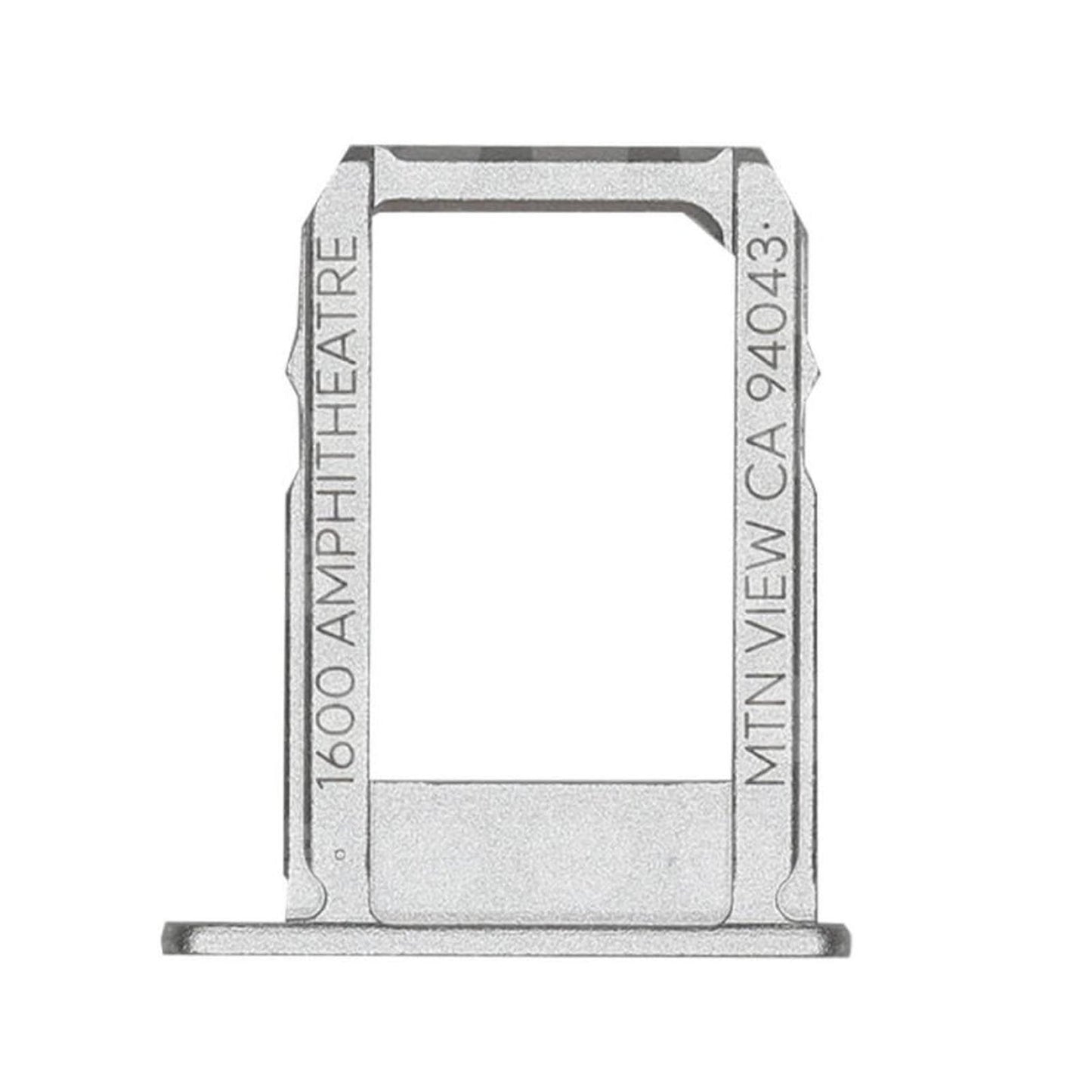 For Google Pixel Replacement Sim Card Tray Holder (Very Silver)