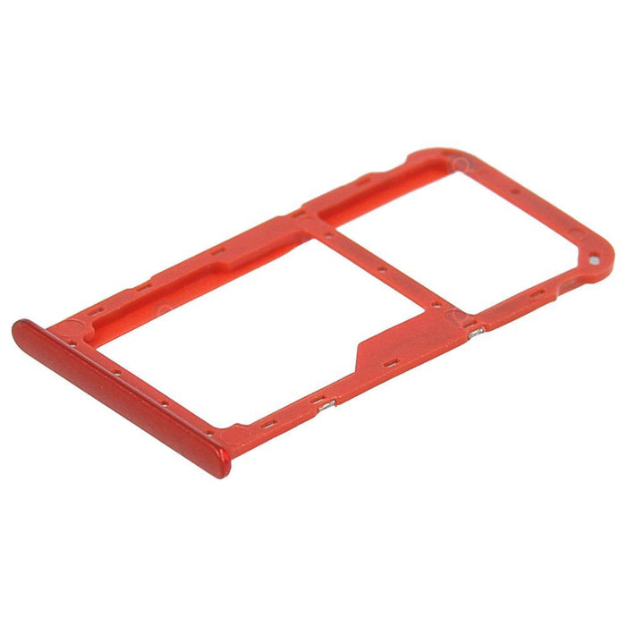 For Honor 7X Replacement SIM & SD Card Tray (Red)