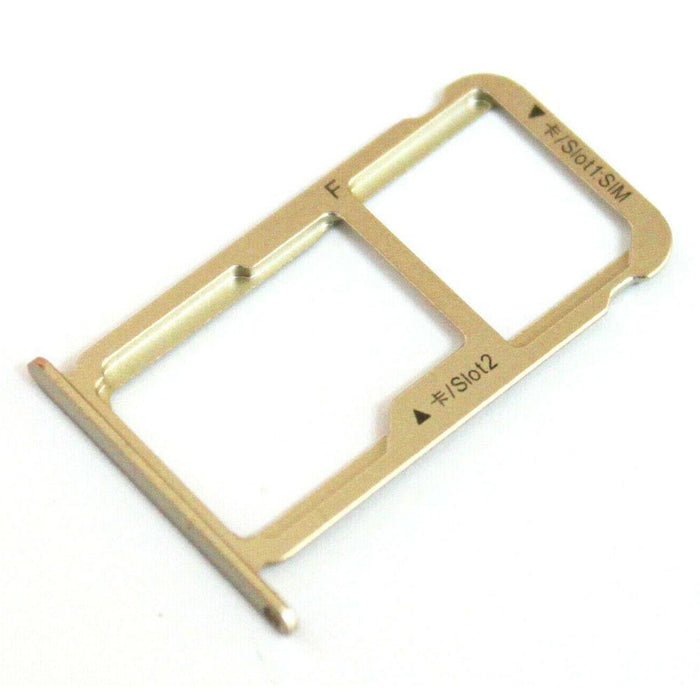For Honor 8 Replacement Dual SIM SD Card Tray (Gold)