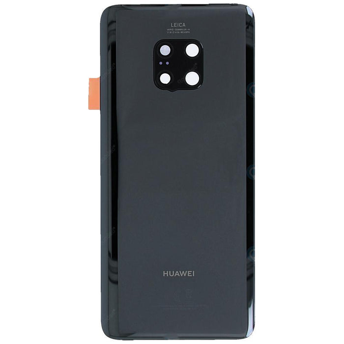 For Huawei Mate 20 Pro Replacement Rear Battery Cover Inc Lens with Adhesive (Black)