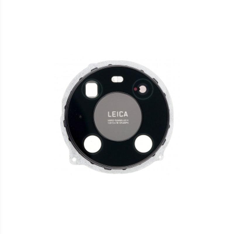For Huawei Mate 40 Pro Replacement Rear Camera Lens With Cover Bezel Ring (Black)