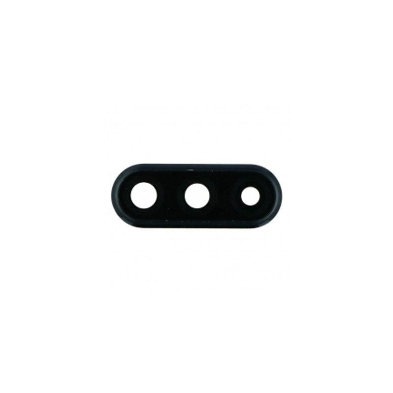 For Huawei Nova 4e Replacement Rear Camera Lens With Cover Bezel Ring (Black)