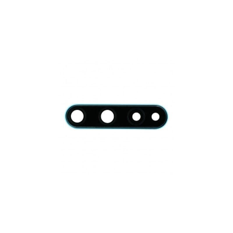 For Huawei Nova 5T Replacement Rear Camera Lens With Cover Bezel Ring (Light Blue)