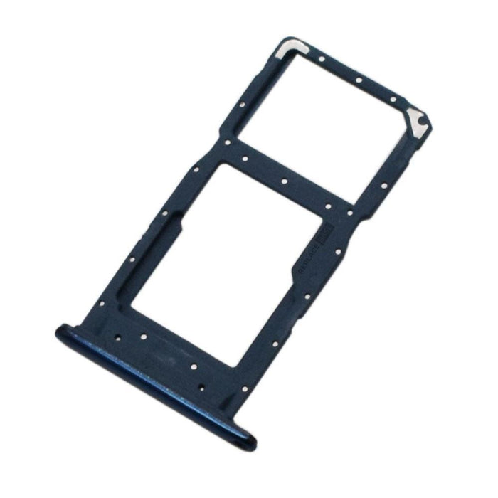 For Huawei P Smart 2019 Replacement SIM & SD Card Tray Holder (Blue)