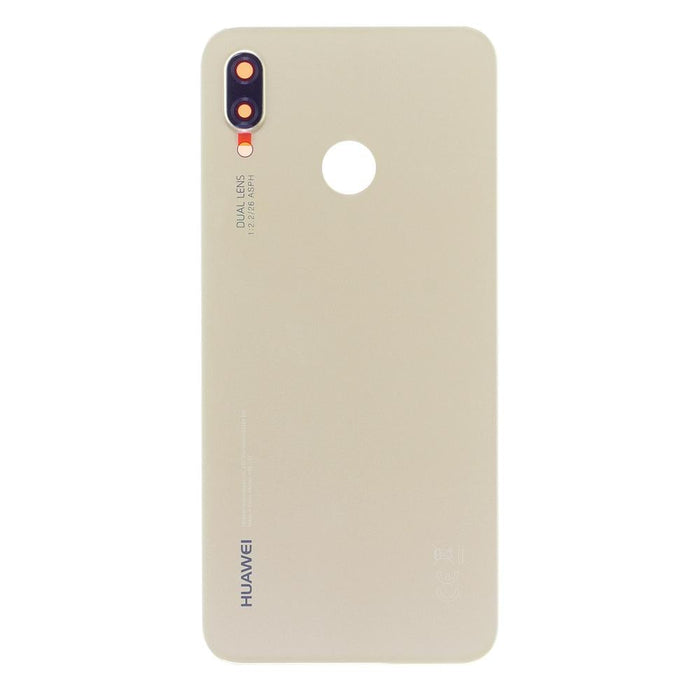 For Huawei P20 Lite Replacement Rear Battery Cover Inc Lens with Adhesive (Platinum Gold)