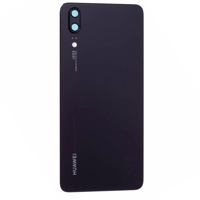 For Huawei P20 Replacement Rear Battery Cover Inc Lens with Adhesive (Black)