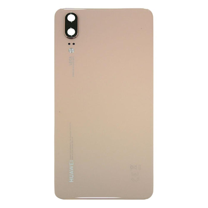 For Huawei P20 Replacement Rear Battery Cover Inc Lens with Adhesive (Pink)