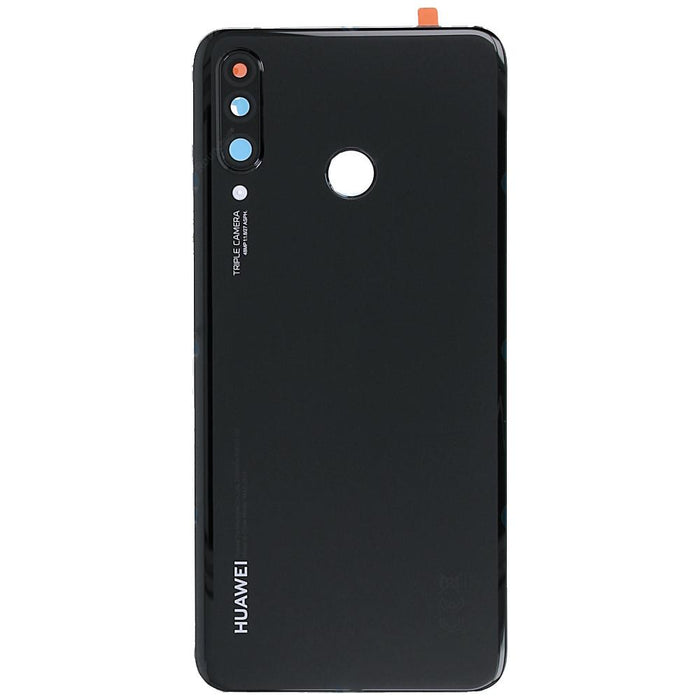 For Huawei P30 Lite New Edition Replacement Rear Battery Cover Inc Lens with Adhesive 48MP (Black)