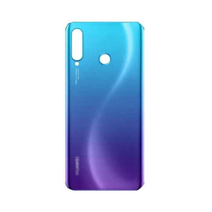 For Huawei P30 Lite Replacement Rear Battery Cover with Adhesive (Peacock Blue)