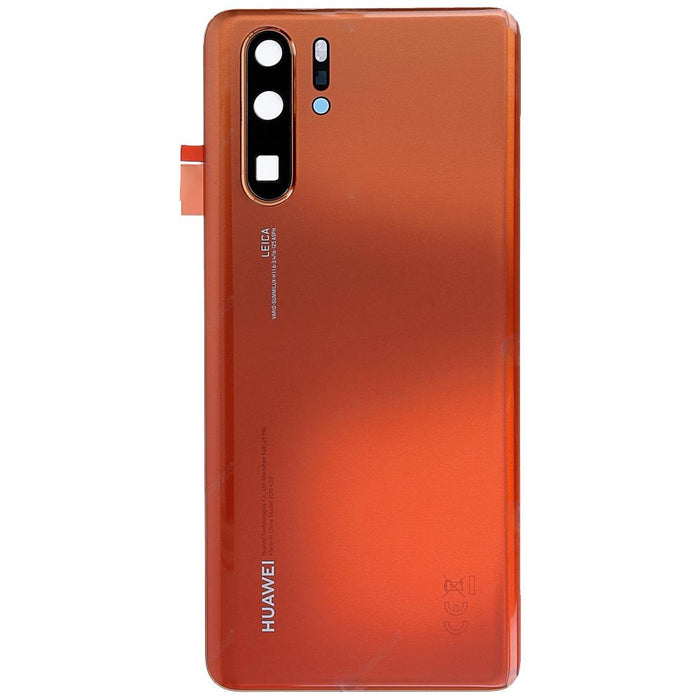 For Huawei P30 Pro Replacement Rear Battery Cover Inc Lens with Adhesive (Amber Sunrise)