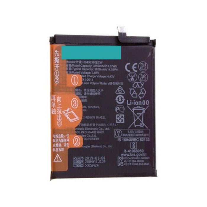 For Huawei P30 Replacement Battery 3550mAh HB436380ECW