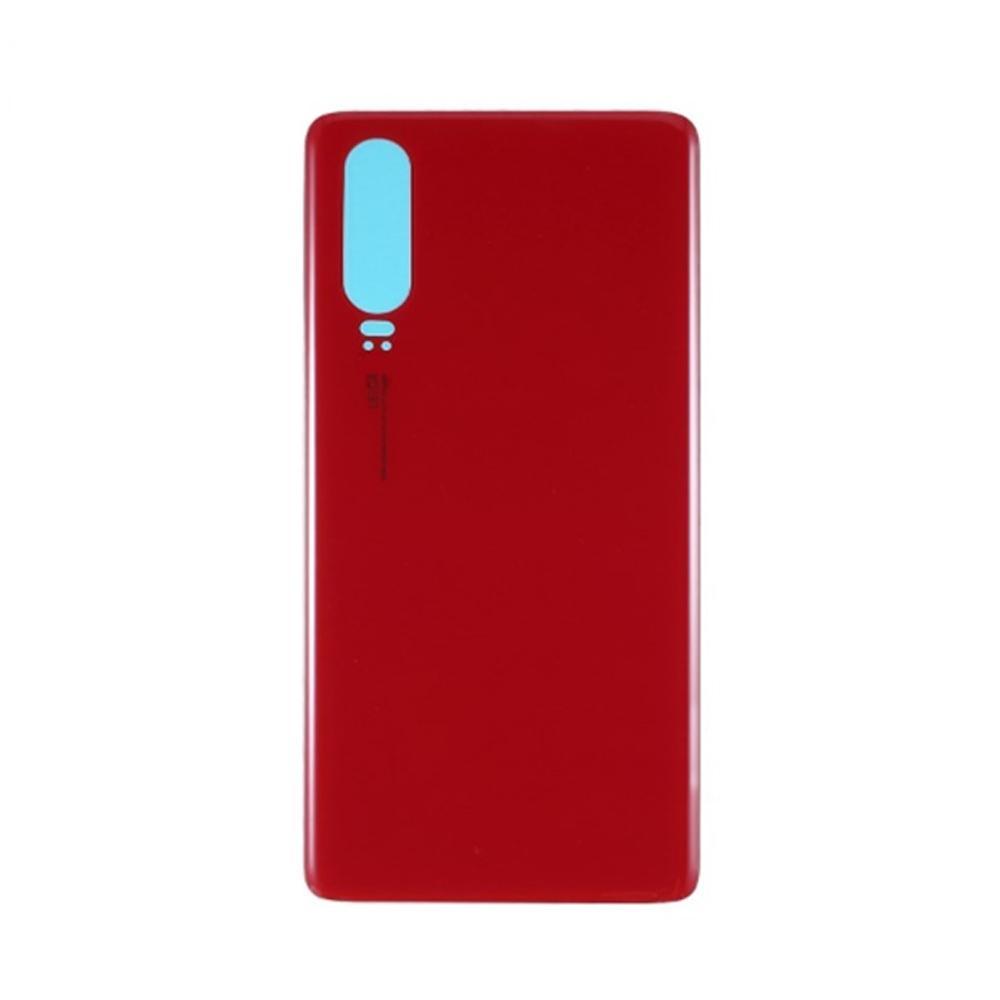 For Huawei P30 Replacement Rear Battery Cover with Adhesive (Amber Sunrise)