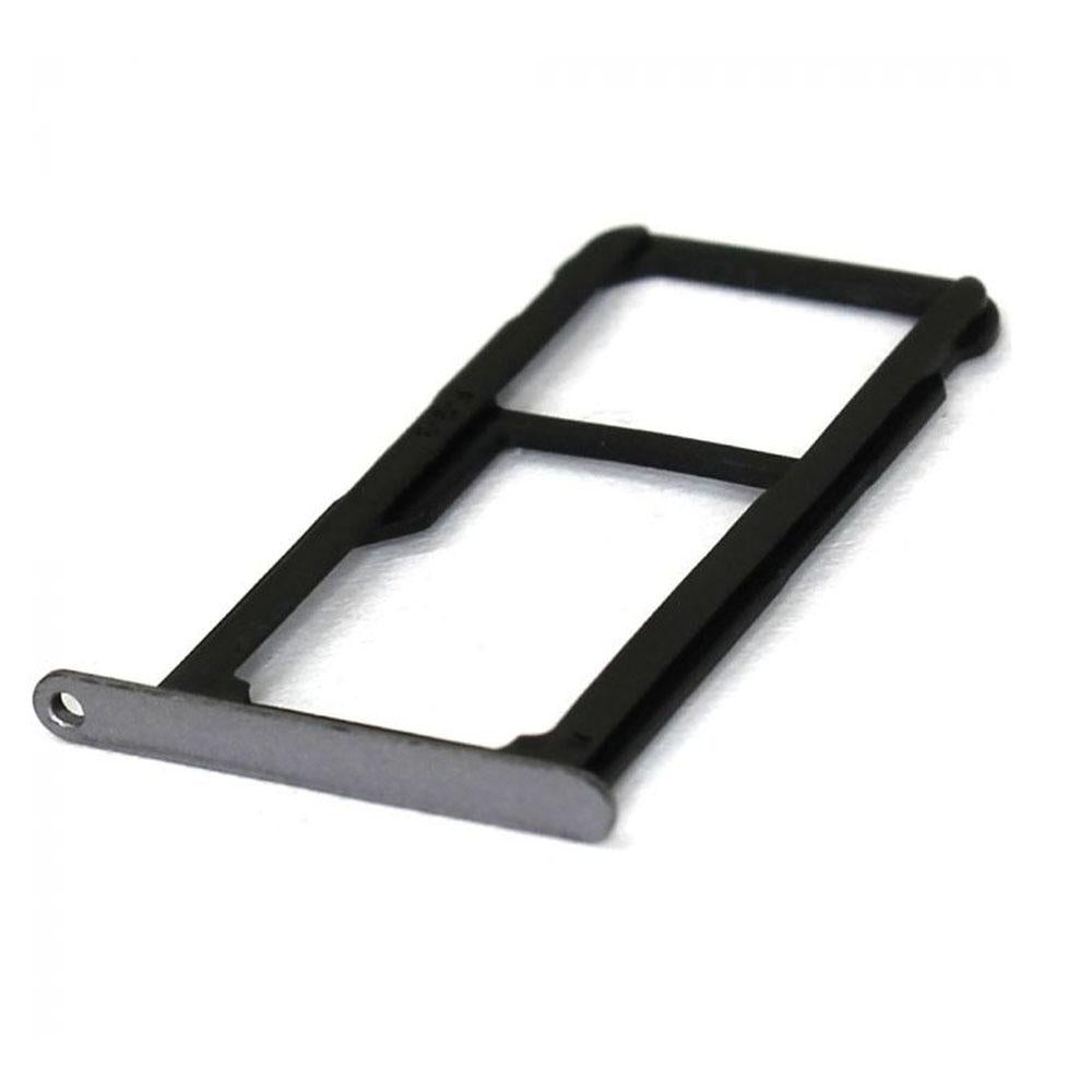 For Huawei P9 Lite 2017 Replacement SIM and SD Card Tray (Black / Grey)