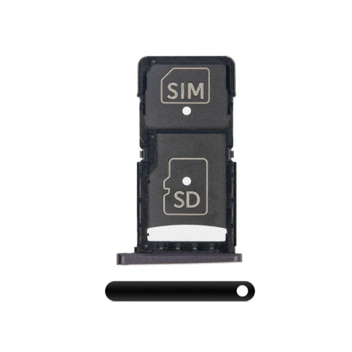 For Motorola Moto Droid Turbo 2 (XT1585) Replacement Sim Card Tray (Black)