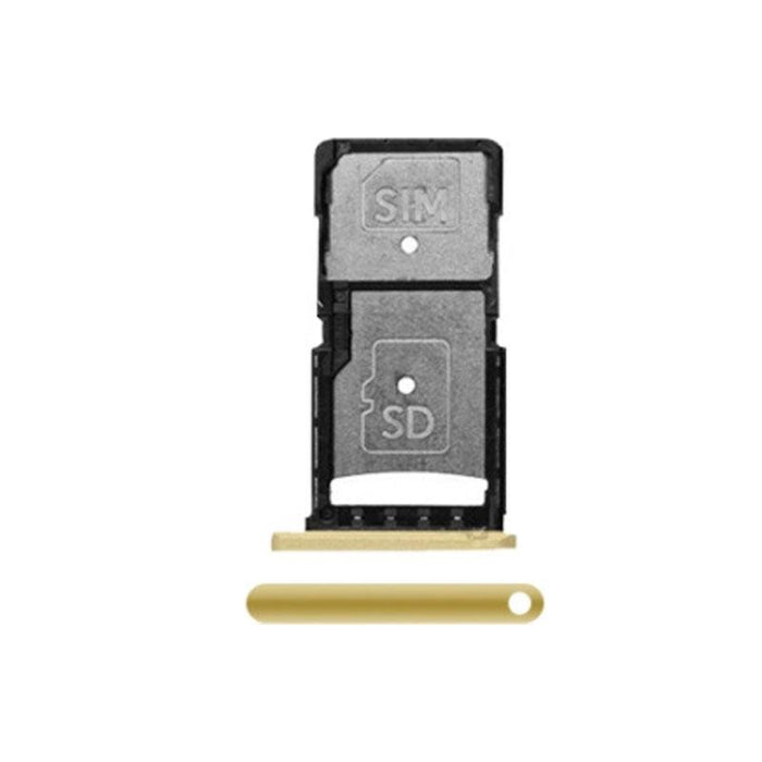 For Motorola Moto Droid Turbo 2 (XT1585) Replacement Sim Card Tray (Gold)