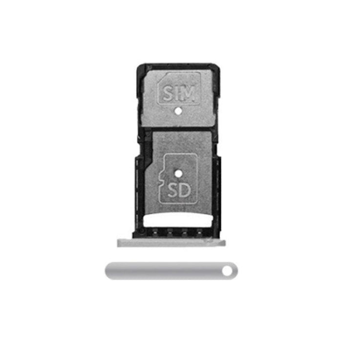 For Motorola Moto Droid Turbo 2 (XT1585) Replacement Sim Card Tray (White)