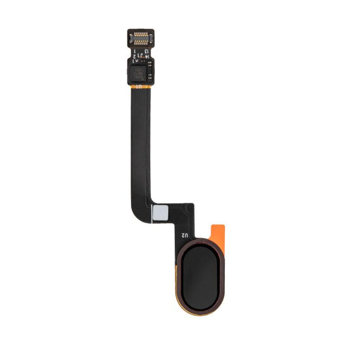 For Motorola Moto G5S Replacement Home Button With Fingerprint Sensor Flex Cable (Black)