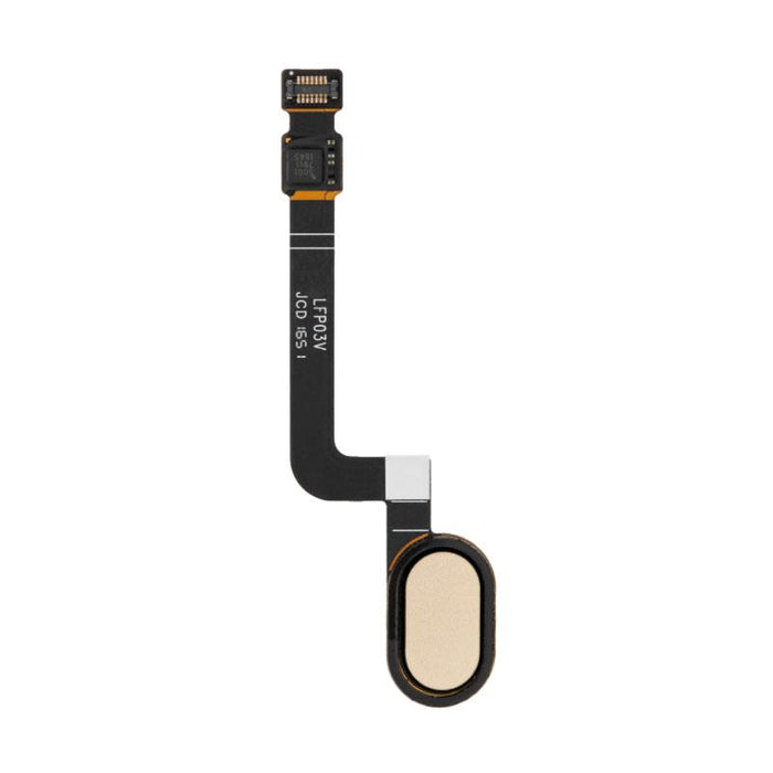 For Motorola Moto G5S Replacement Home Button With Fingerprint Sensor Flex Cable (Gold)