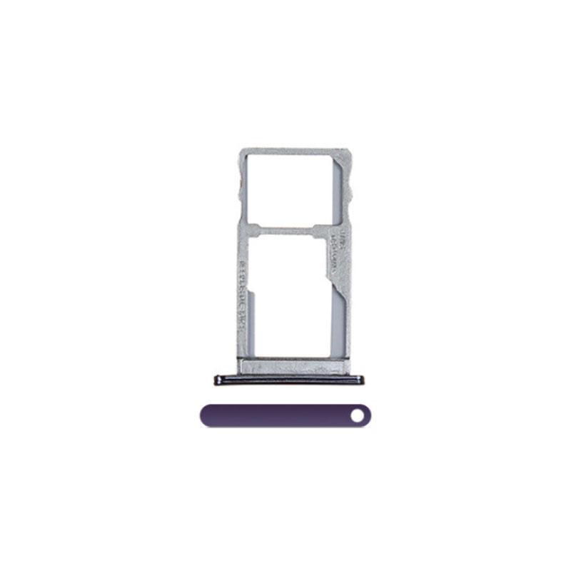 For Motorola Moto G6 Play Replacement Sim Card Tray (Purple)
