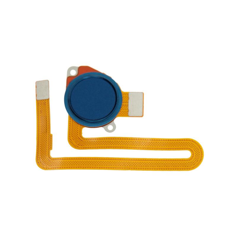 For Motorola Moto G8 Power Replacement Fingerprint Reader With Flex Cable (Capri Blue)